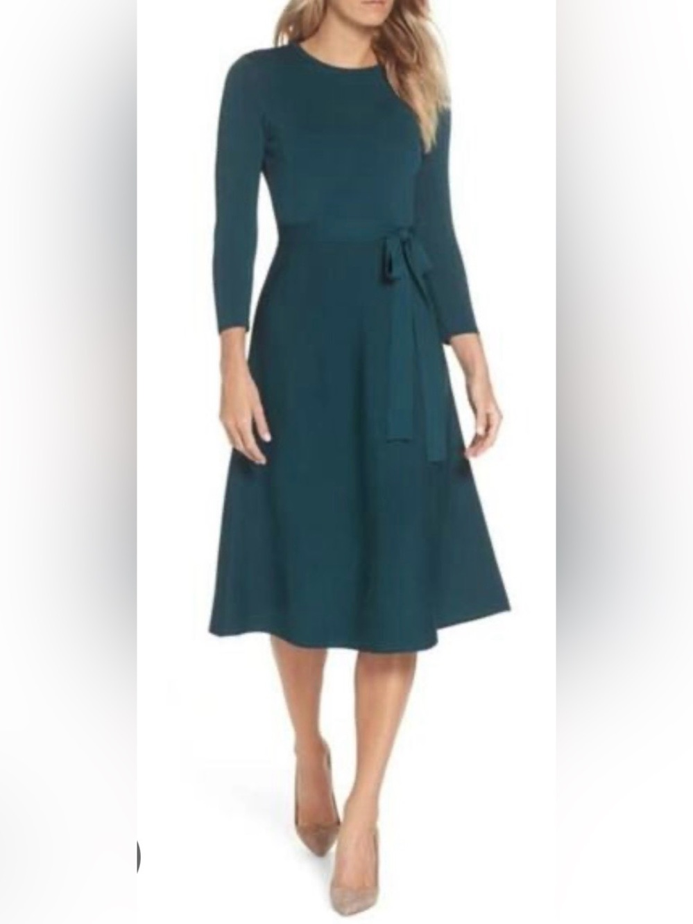 ELIZA J - Fit & Flare Sweater Midi Dress Size XS